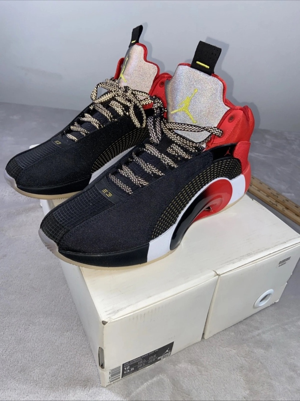 Jordan 35 Chinese New Year Nike Sneakers Size 12 DD2234-001 35 Air Jordan
